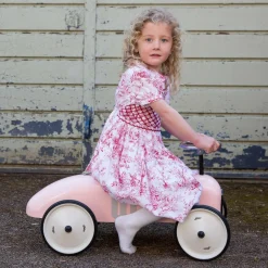 Vilac Pink Ride-On Vintage Car (76cm)