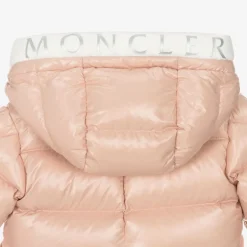 Moncler Enfant Pink Samian Puffer Snowsuit Online