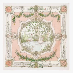 Atelier Choux Paris Pink Tapestry Swaddle (97cm)