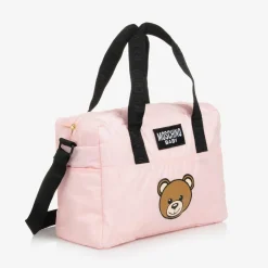 Moschino Baby Pink Teddy Bear Baby Changing Bag (40cm)