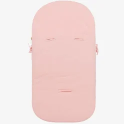 Moschino Baby Pink Teddy Bear Logo Cotton Baby Nest (80cm) Outlet