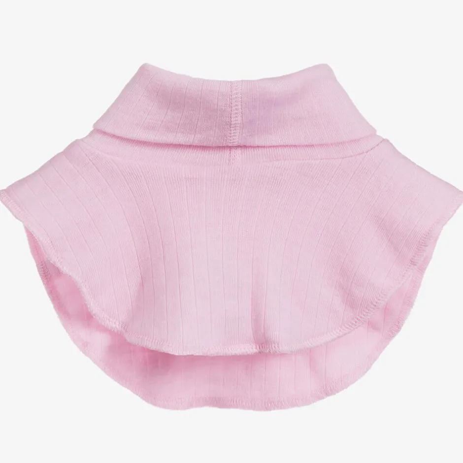 Joha Pink Thermal Wool Neck Warmer