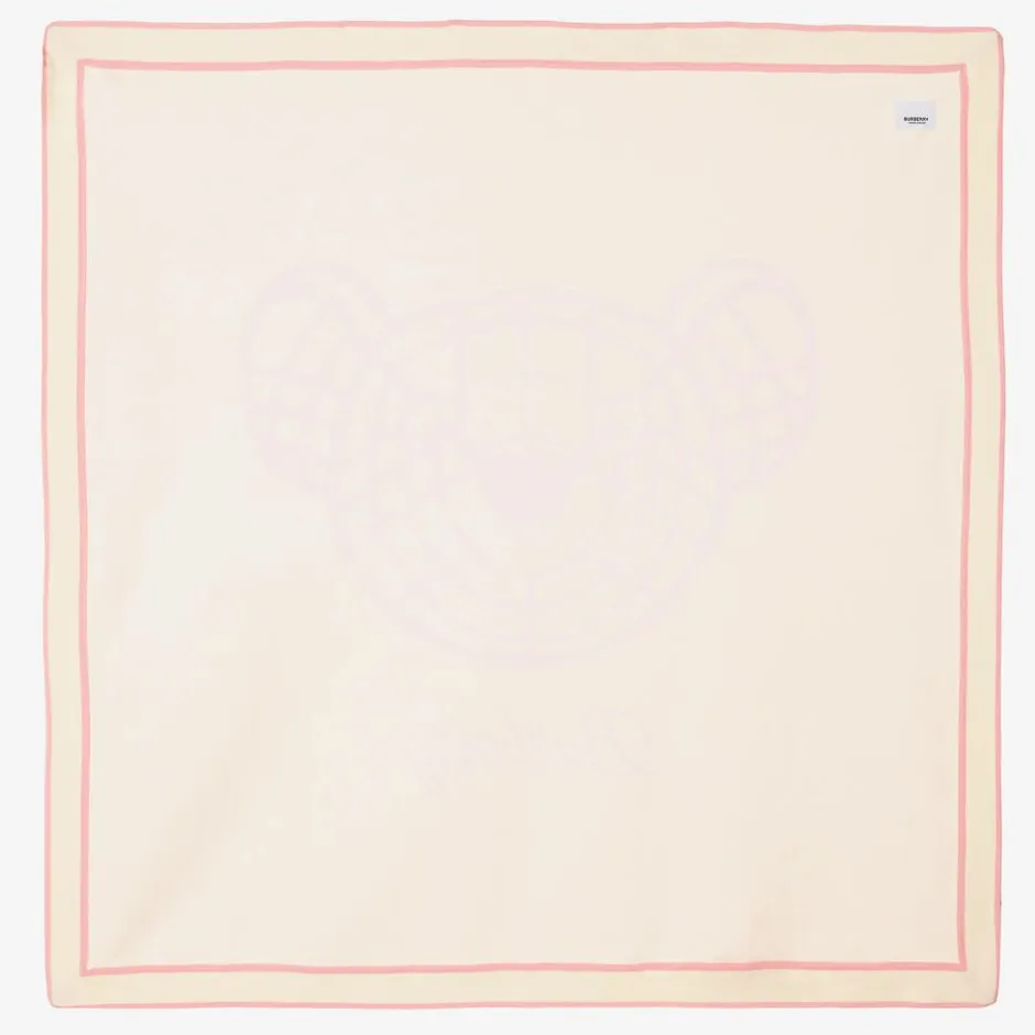 Burberry Pink Thomas Bear Baby Blanket (90cm) New