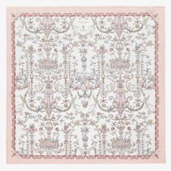 Atelier Choux Paris Pink Toile De Jouy Cotton Swaddle (95cm) Outlet