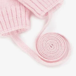 Jamiks Pink Wool & Cashmere Baby Mittens Sale