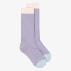 Roarsome Purple Organic Cotton Knitted Ski Socks Online