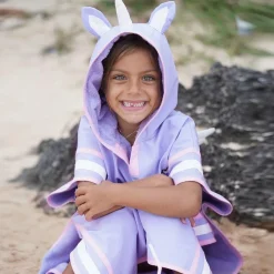 Roarsome Purple Sparkle The Unicorn Poncho Towel Online