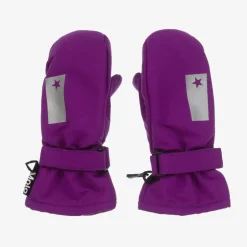 Molo Purple Star Insulated Mittens WarmPurple New