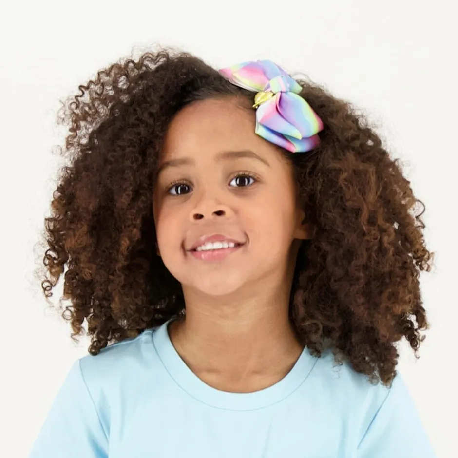 Angels Face Rainbow Hair Clip (13cm) multi New