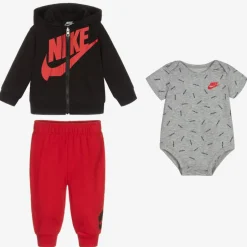 Nike Red & Black Tracksuit Set Clearance