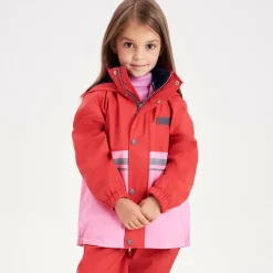 Mitty James Red & Pink Waterproof Raincoat & Salopettes Clearance