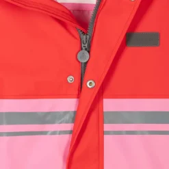 Mitty James Red & Pink Waterproof Raincoat & Salopettes Clearance