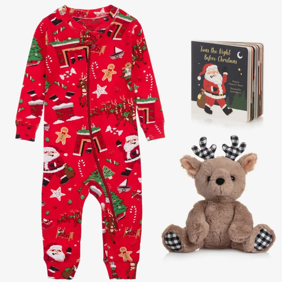 Childrensalon Hampers Red Babysuit Christmas Eve Hamper Online