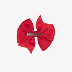 Bowtique London Bow Hair Clip (10cm) Red Outlet