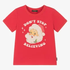 Rock Your Baby Red Festive Cotton T-Shirt Outlet