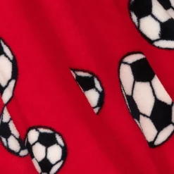 Playshoes Red Football Fleece Dressing Gown Discount