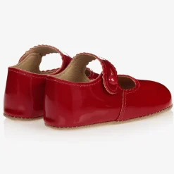 Early Days Red Leather Pre-Walker Shoes Hot