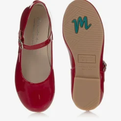 Manuela de Juan Red Patent Leather Shoes New