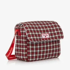 Monnalisa Red Quilted Tartan Changing Bag (33cm) Clearance