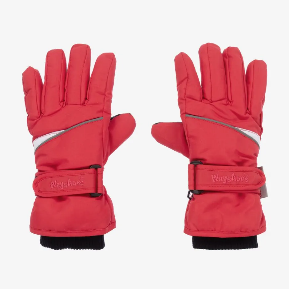 Playshoes Red Ski Gloves Hot
