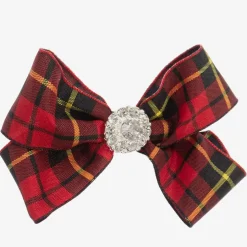 Cute Cute Red Tartan Bow Hair Clip (7cm) Hot