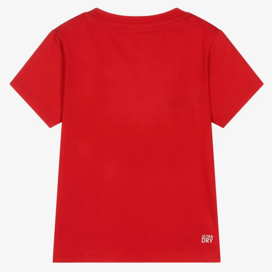 Lacoste Red Ultra-Dry Crocodile T-Shirt Sale