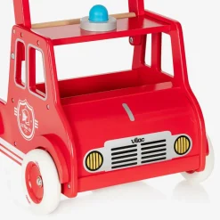 Vilac Red Wooden Fire Engine Walker (46cm) Clearance