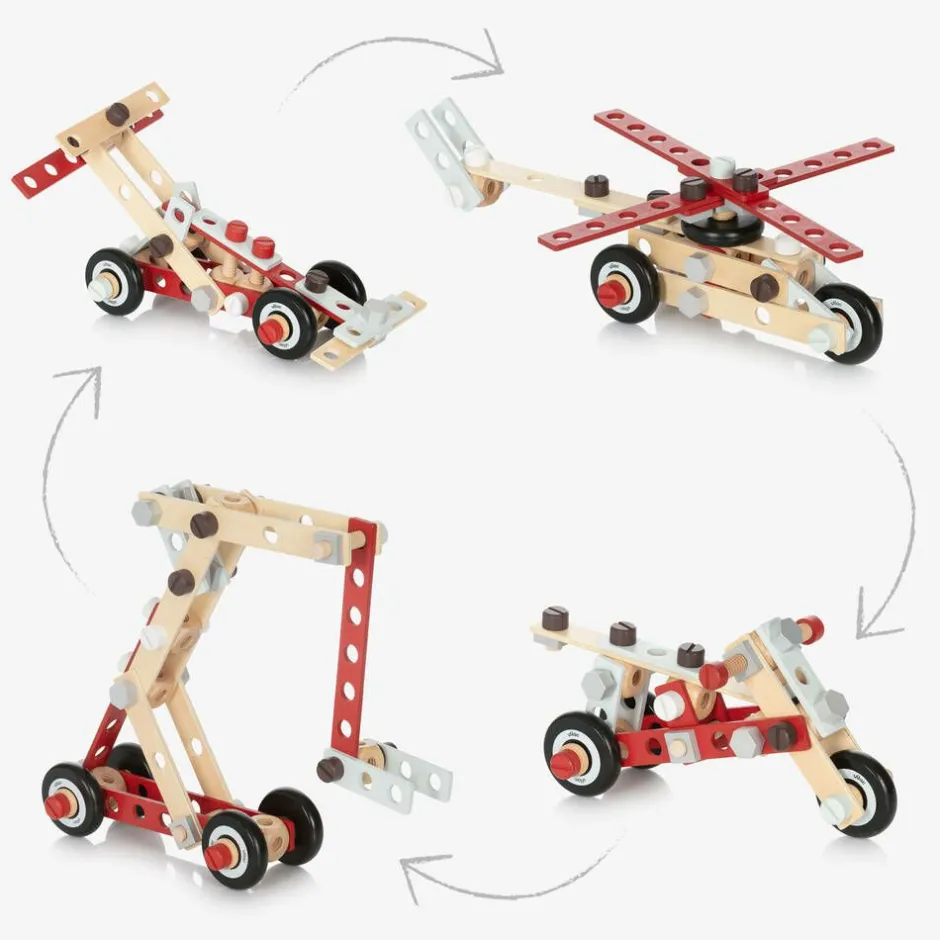 Vilac Red Wooden Workbench Toy (73cm) Discount