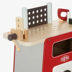 Vilac Red Wooden Workbench Toy (73cm) Discount
