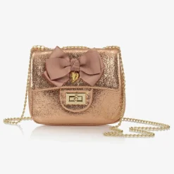 Angels Face Rose Gold Bow Handbag (17cm) RoseGold Clearance