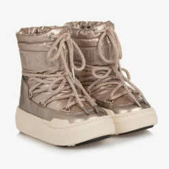 Moon Boot Rose Gold Lace-Up Boots Sale