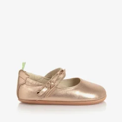 Tip Toey Joey Rose Gold Leather Baby Shoes Sale