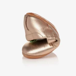 Tip Toey Joey Rose Gold Leather Baby Shoes Sale
