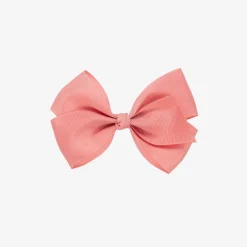 Bowtique London Rose Pink Bow Hair Clip (10cm) Dustyrose