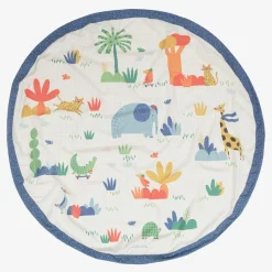 Moulin Roty Safari Animal Play & Go Playmat (140cm) New