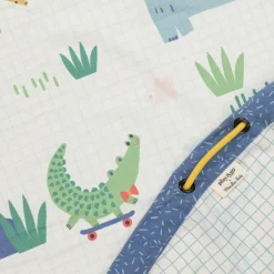 Moulin Roty Safari Animal Play & Go Playmat (140cm) New