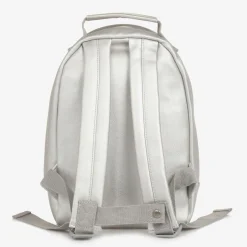 Elodie Silver Faux Leather Mini Backpack (27cm) Discount
