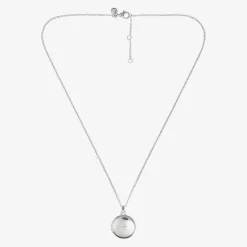 Little Star Silver Personalised Round Locket (38cm) Discount