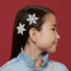 Milledeux Snowflake Hair Clip (5cm) Sale