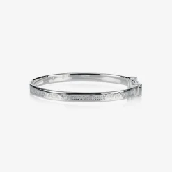 Little Star Sterling Silver Engraved Luna Bangle Best
