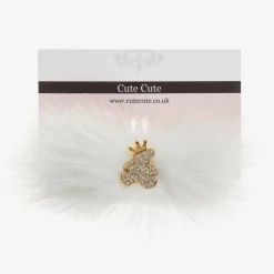 Cute Cute Teddy & Fur Hairclip (10cm) Online