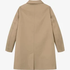 Burberry Teen Boys Beige Check Reversible Car Coat