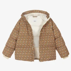 Burberry Teen Boys Beige Puffer Jacket New