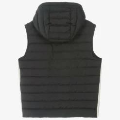 Moncler Enfant Teen Boys Black Down Kamaria Gilet Outlet