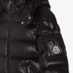 Moncler Enfant Teen Boys Black Maya Down Puffer Jacket Online