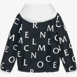 Moncler Enfant Teen Boys Blue Logo Jacket Hot