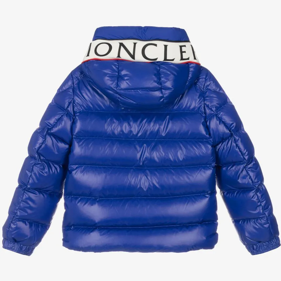 Moncler Enfant Teen Boys Blue Puffer Jacket Discount