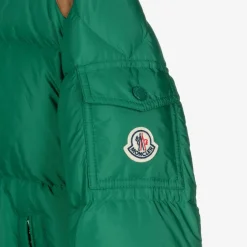Moncler Enfant Teen Boys Green Down Padded Jake Jacket