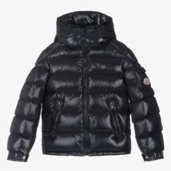 Moncler Enfant Teen Boys Navy Blue Maya Down Puffer Jacket Discount