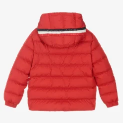 Moncler Enfant Teen Boys Red Down Jacket Clearance